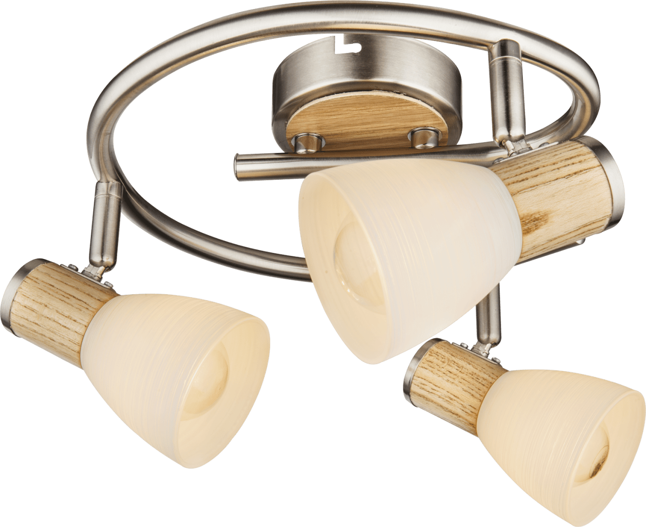 Globo Lighting - GYLFI - Strahler Metall Nickel matt, 3x E14