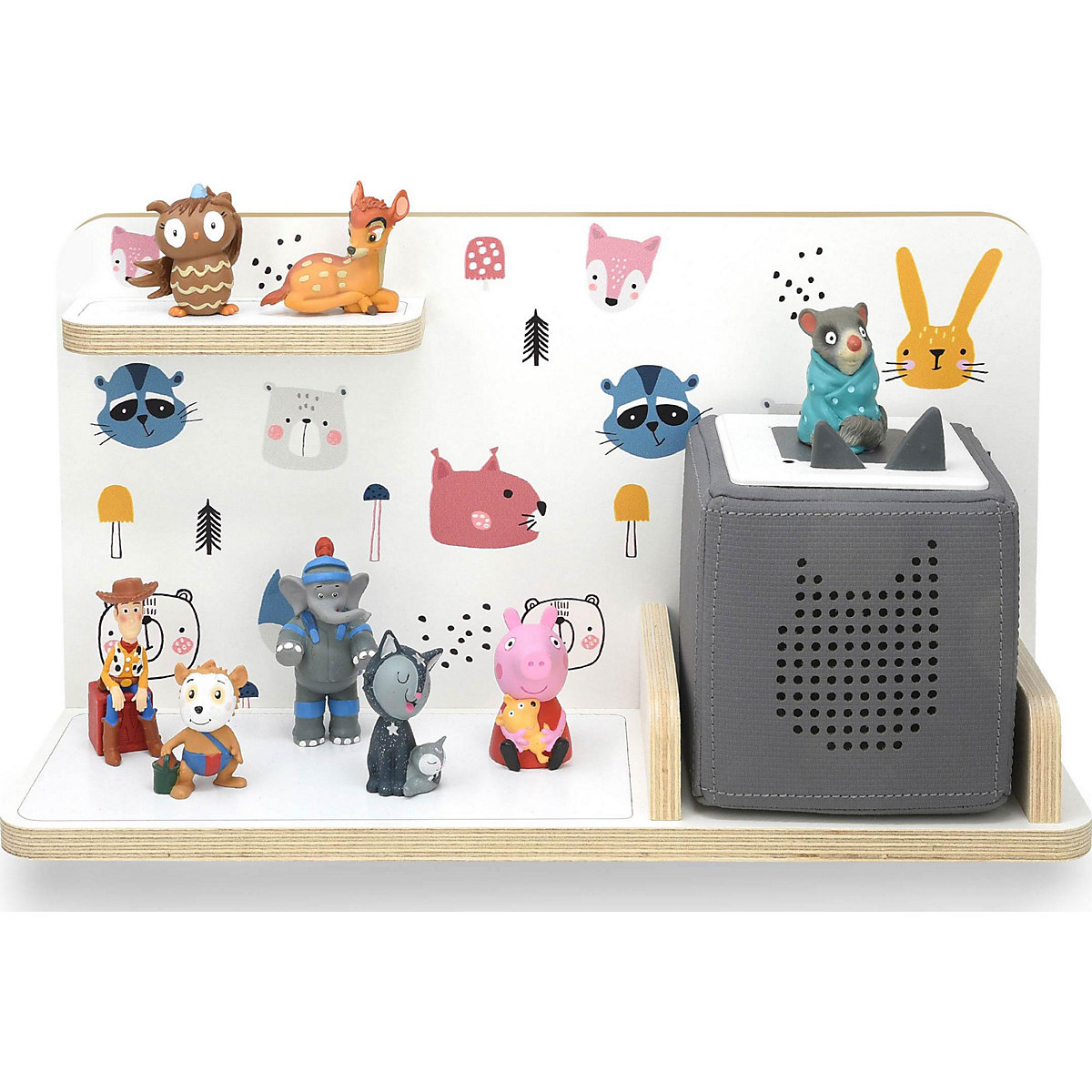 Regal für Musikbox Funny animals, klein - geeignet für Toniebox