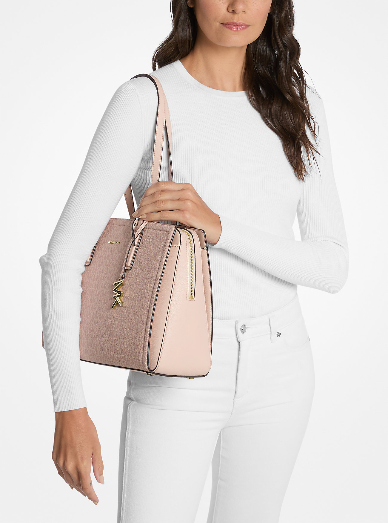 Borsa tote media Laila con logo distintivo - BALLET