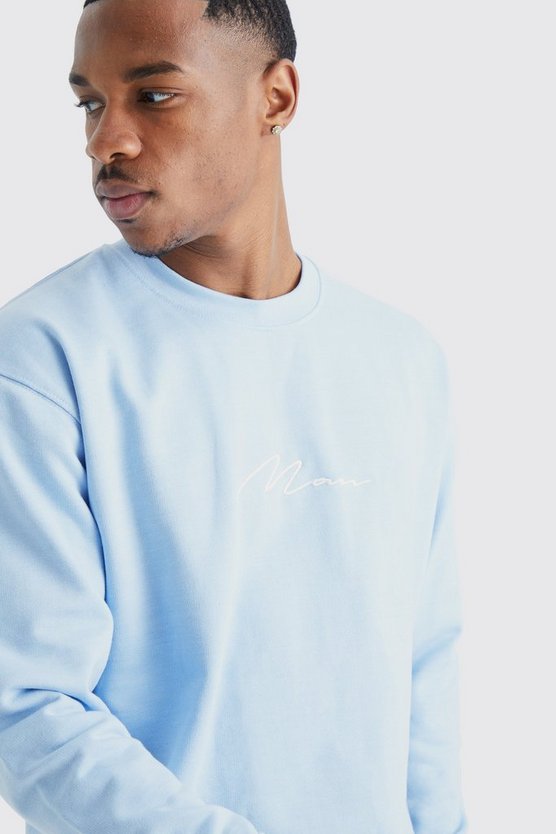 Oversize Basic Man Sweatshirt