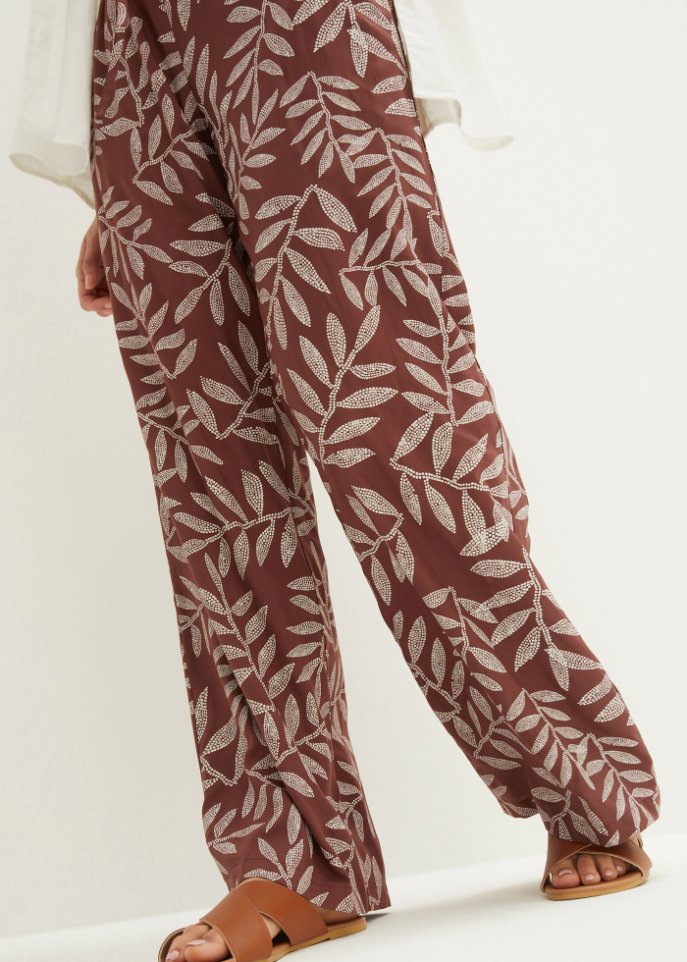 Bedruckte Palazzo-Hose