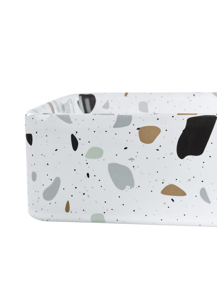 Beliani Waschbecken NULES in Weiß/Bunt - (W) 51 x (H) 11 x (L) 34 cm günstig kaufen onesize