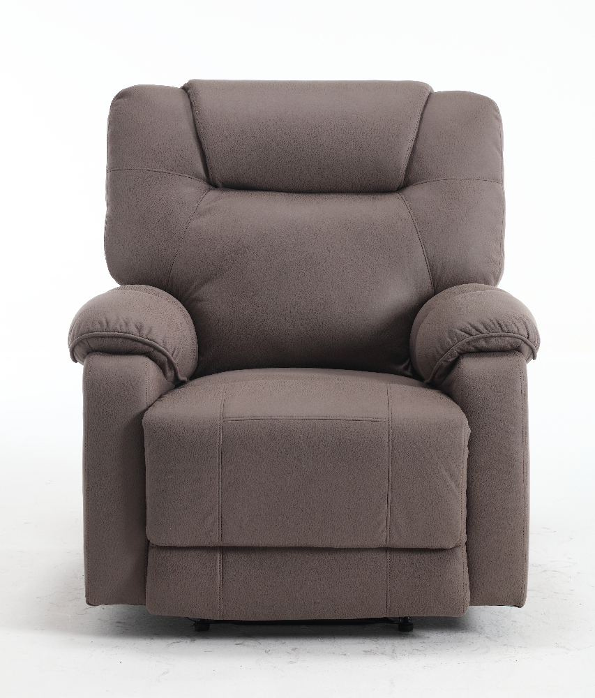 Happy Home Relaxsessel mit verstellbare Rückenlehnen & Liegefunktion, braun
