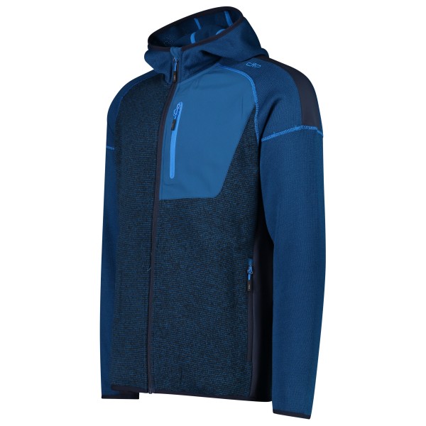 CMP - Jacket Fix Hood Jacquard Knitted 32H2187 - Fleecejacke