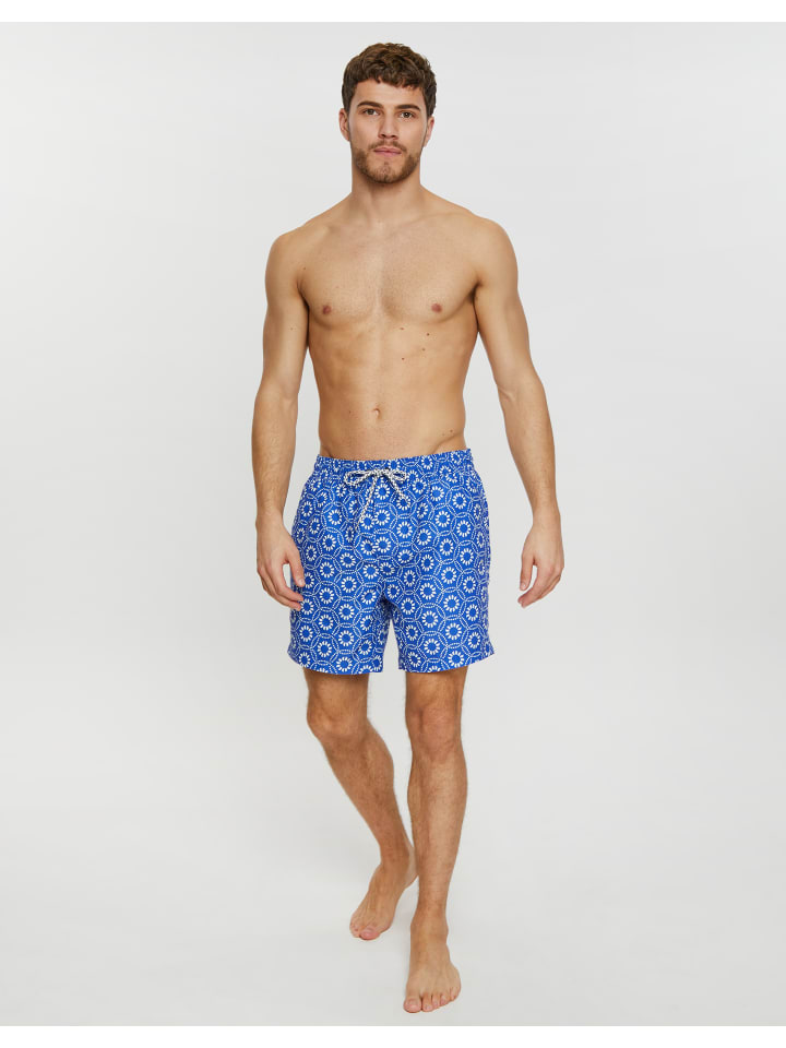 Threadbare Badehose THB Swim Short Lyme in blue günstig kaufen