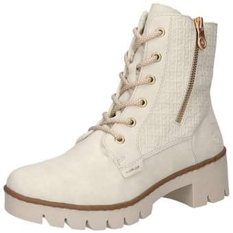 Rieker Schnürstiefelette in beige