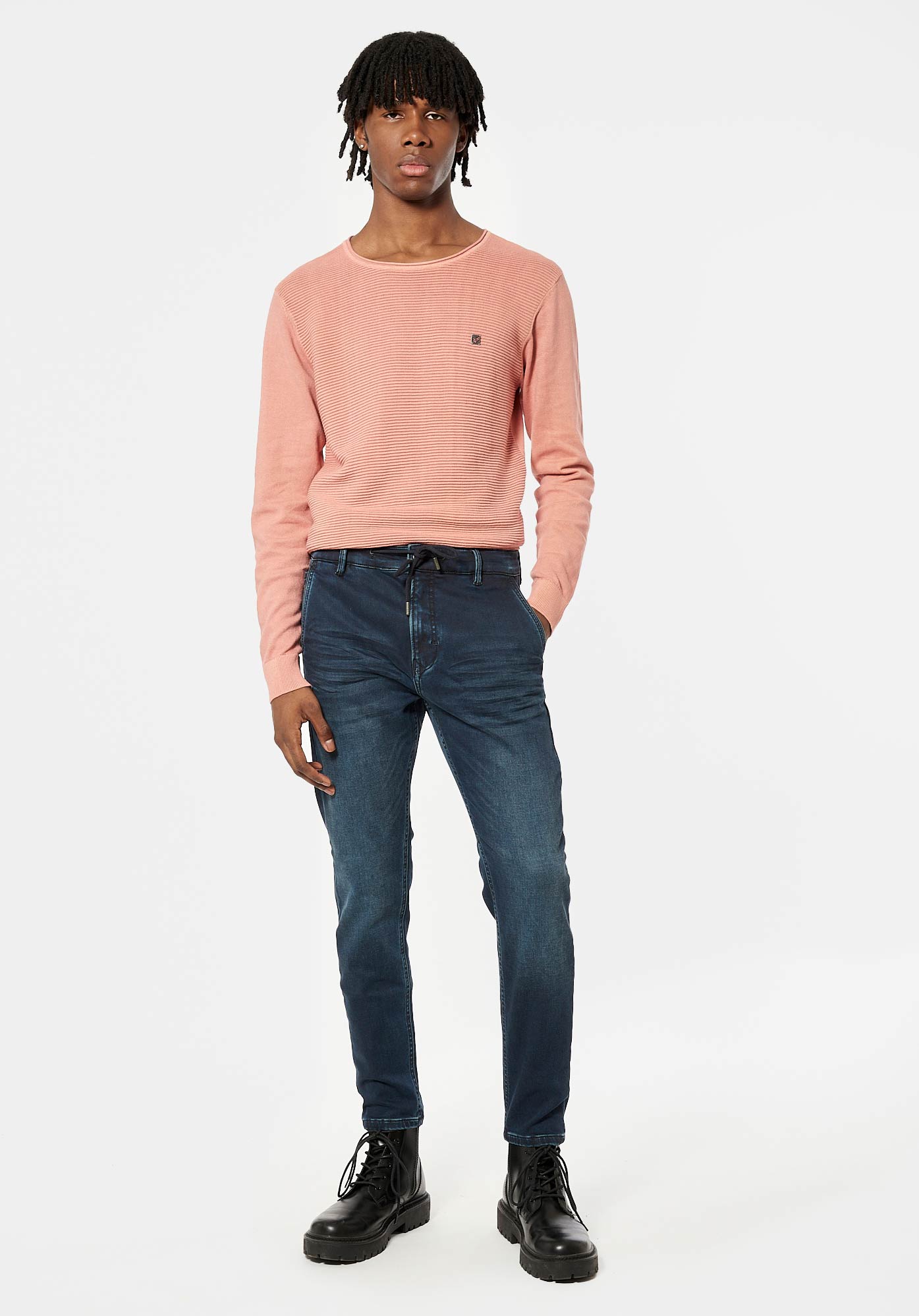 IRWIX  Jean relaxed cropped Homme