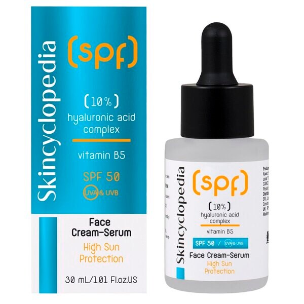 Skincyclopedia Niacinamid Cinkov kremni serum za obraz SPF50 30 ml