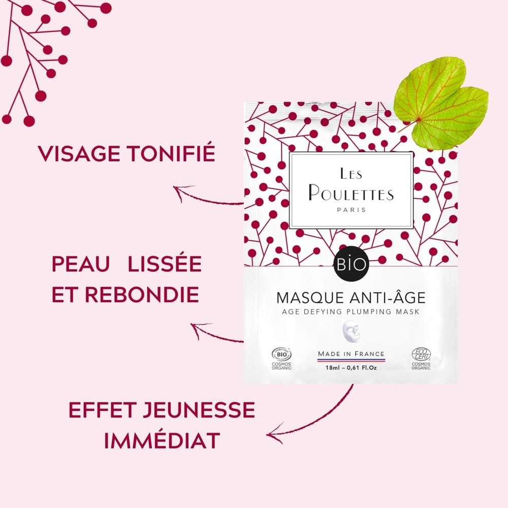 Les Poulettes Masque Anti-âge Masque tissu