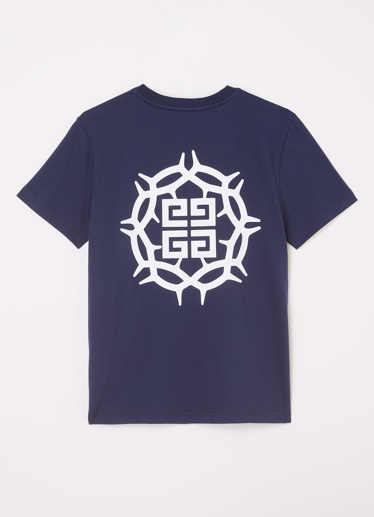 Tricou Givenchy cu logo și imprimeu pe spate.
