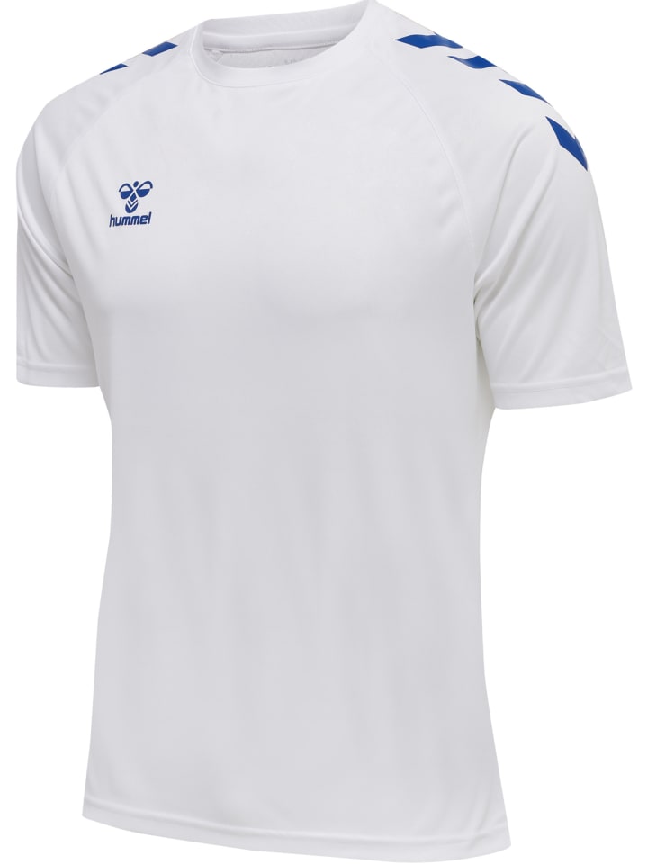 Hummel Hummel T-Shirt Hmlcore Erwachsene in WHITE/TRUE BLUE günstig kaufen