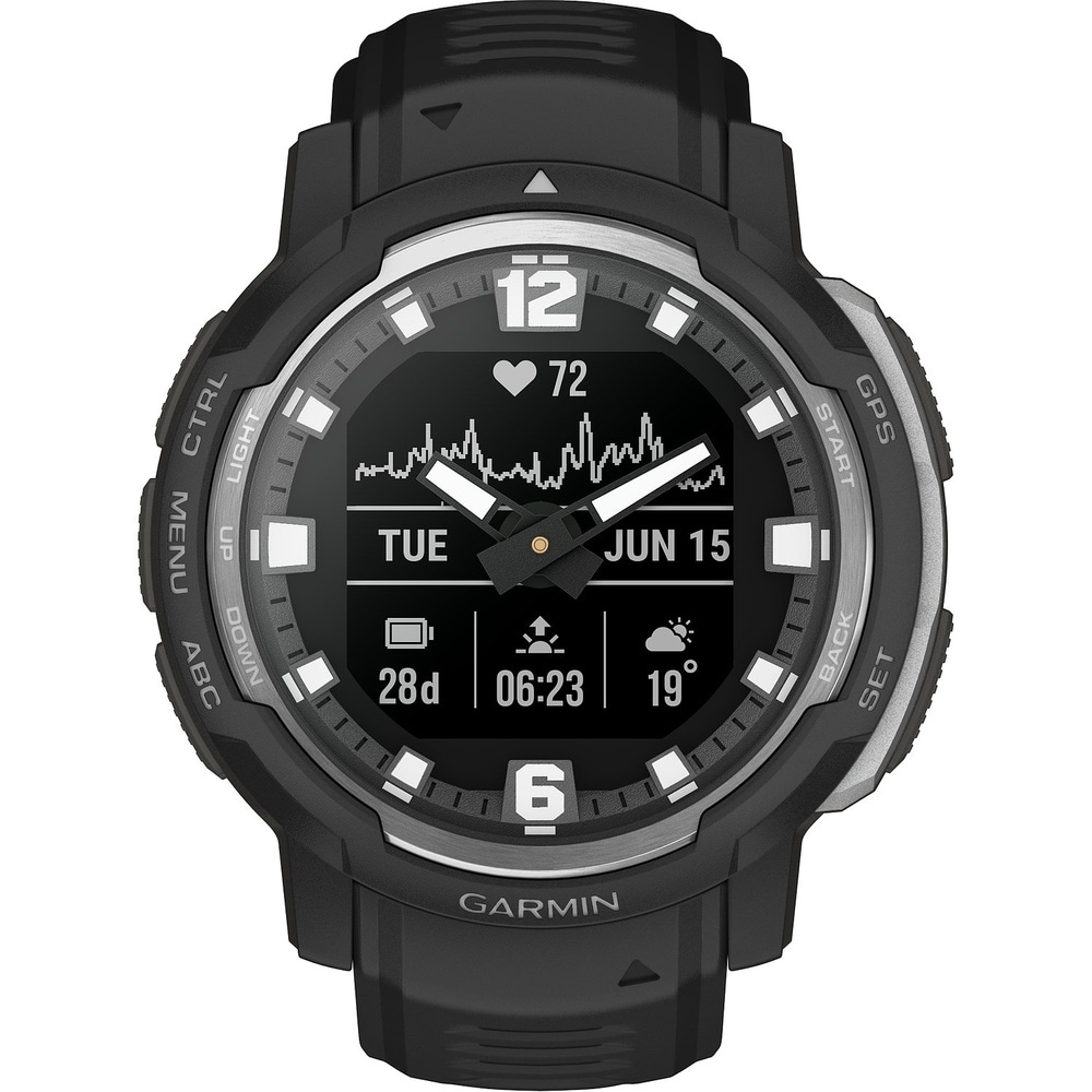 Garmin Montre intelligente Matière synthétique, Acier inoxydable Montre