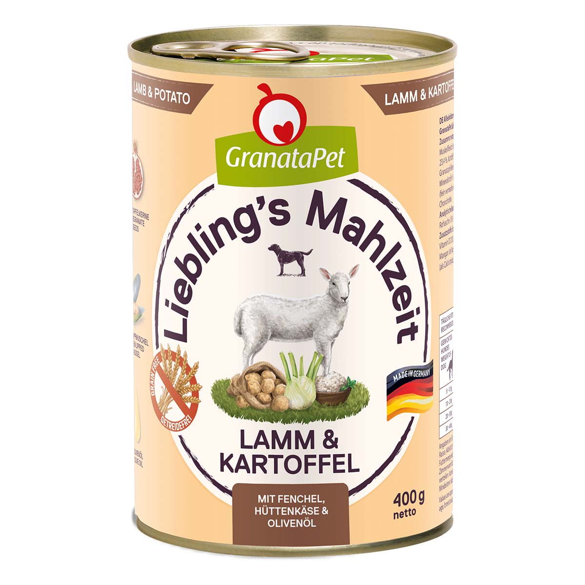 GranataPet Liebling's Mahlzeit Lamm und Kartoffel bei ZooRoyal