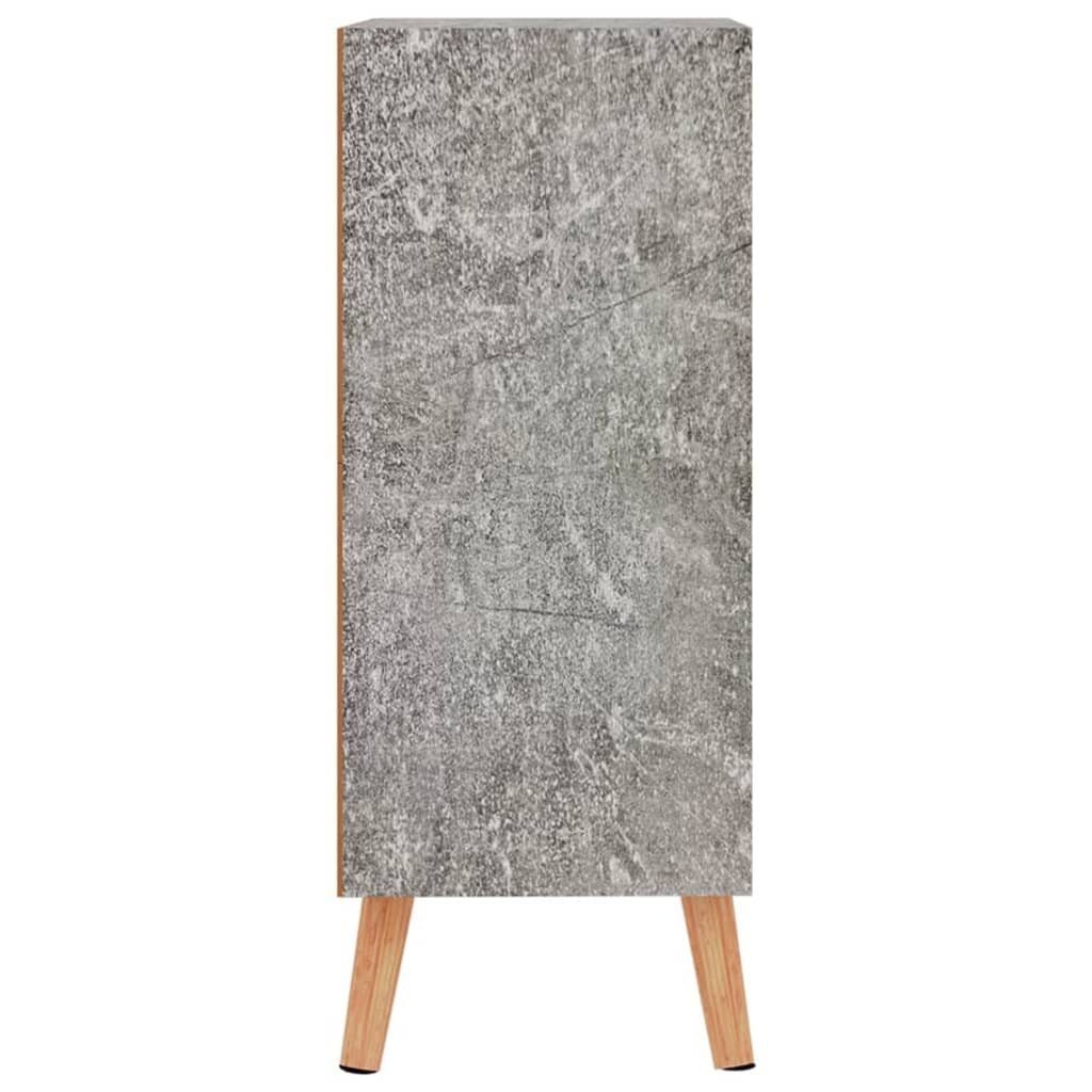 vidaXL Sideboard Sideboard Betongrau 60x30x72 cm Holzwerkstoff (1 St)