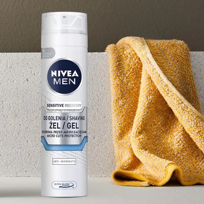 „Nivea Men Sensitive“ skutimosi želė 3 dienų barzdelei