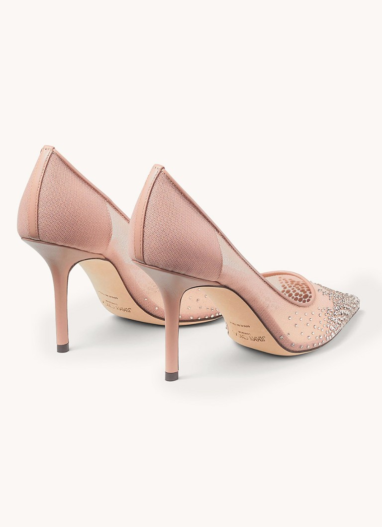 Jimmy Choo Love 85 cipele s detaljima od janjeće kože