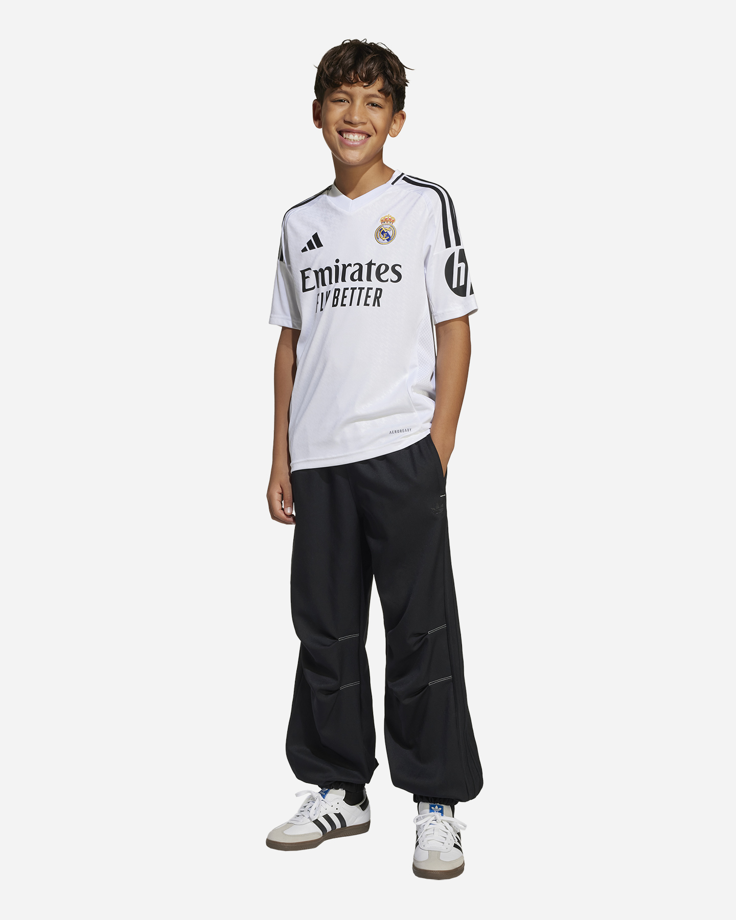 Oficjalna koszulka piłkarska Adidas Real Madryt Home 24-25 Jr JX2139