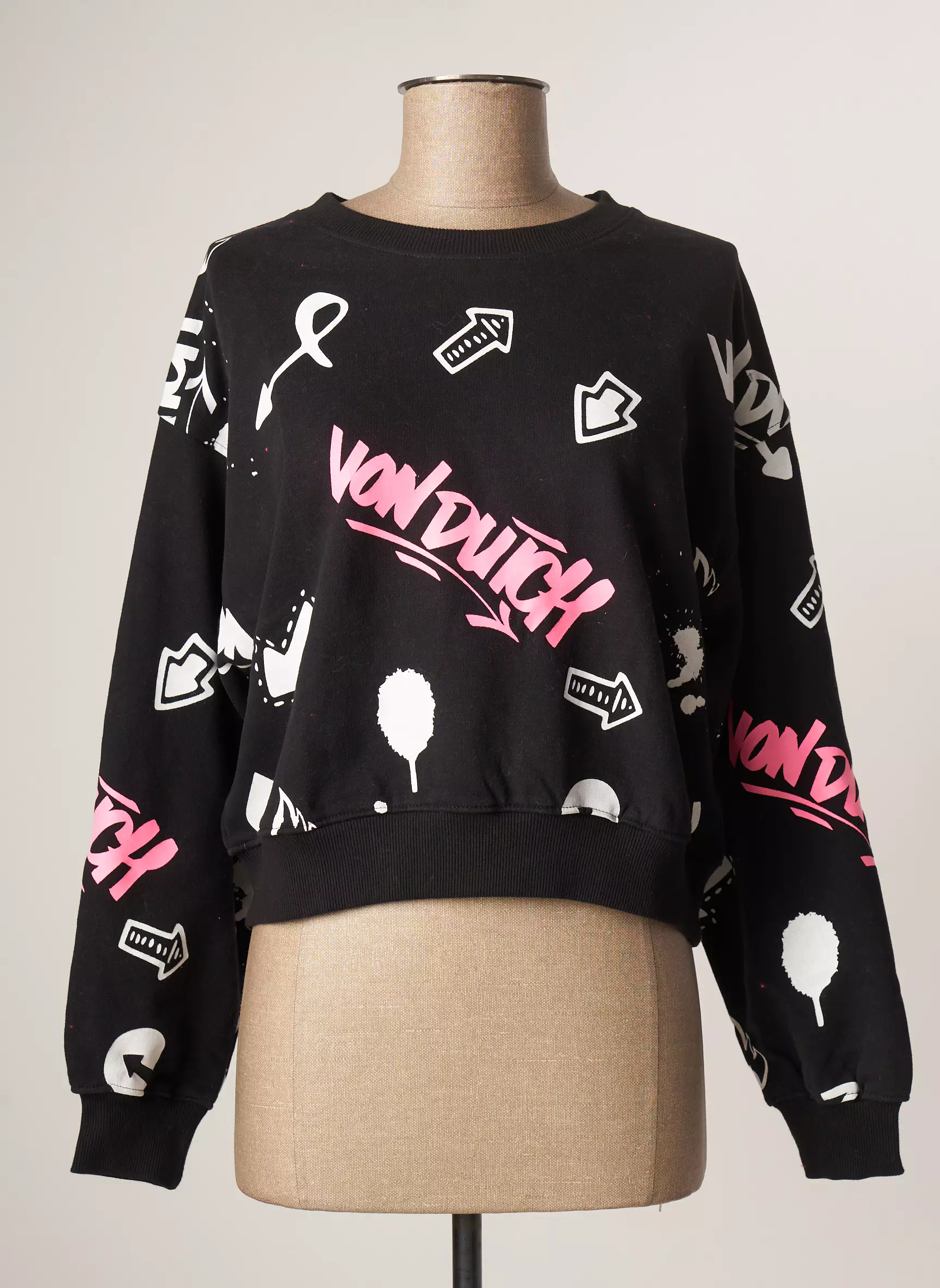 Von Dutch Sweats Femme couleur noir