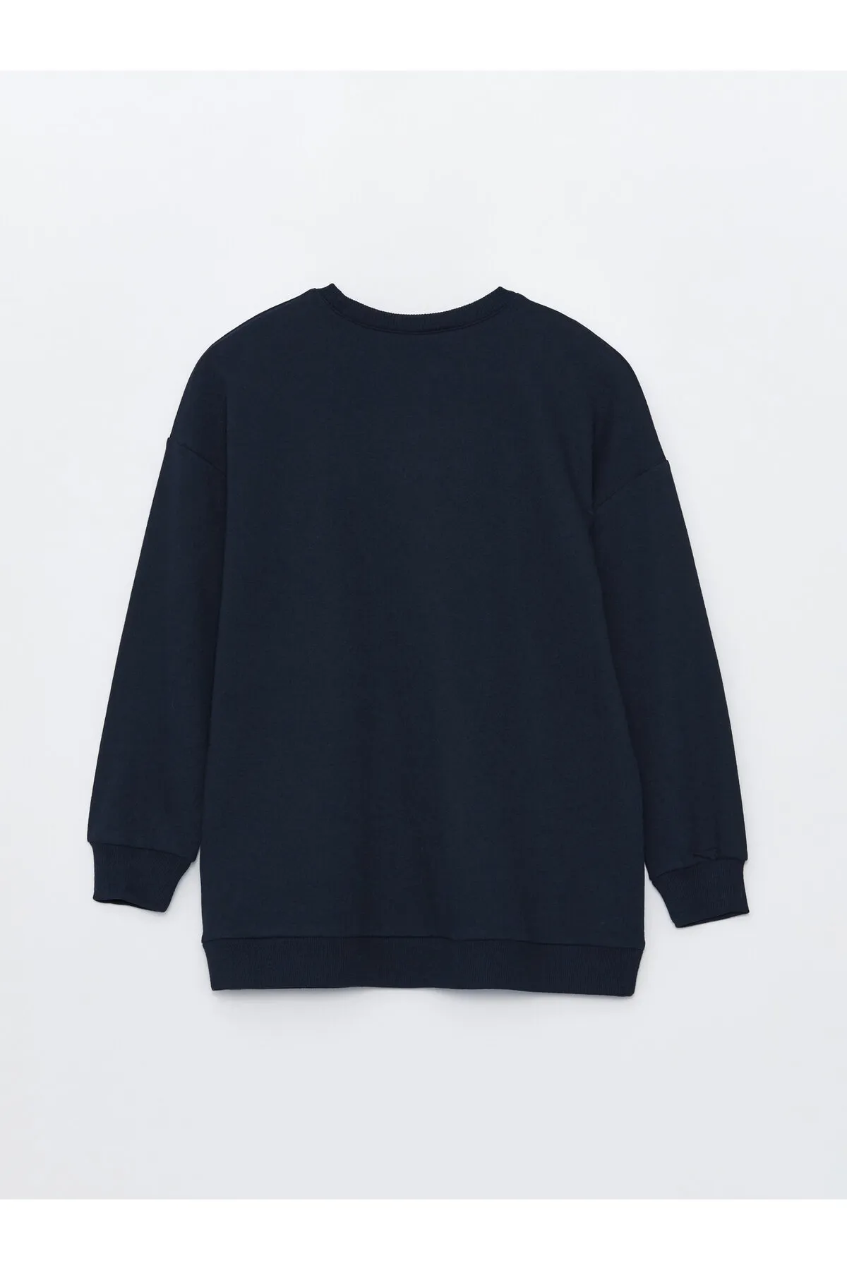 LC Waikiki  Rundhalsausschnitt, einfarbig, langärmelig, Damen-Sweatshirt-Tunika