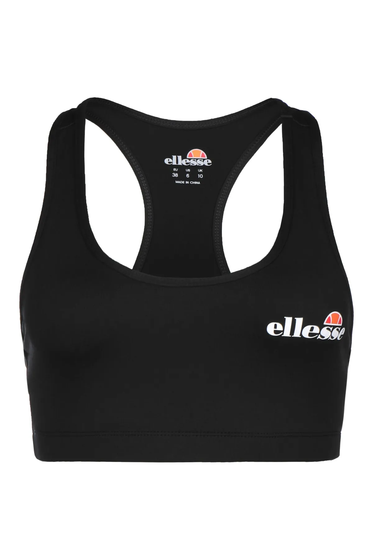Ellesse  Sport-BH - Schwarz - Strukturiert