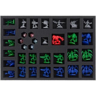 Feldherr Schaumstoff-Set für Galaxy Defenders Brettspiel-Box