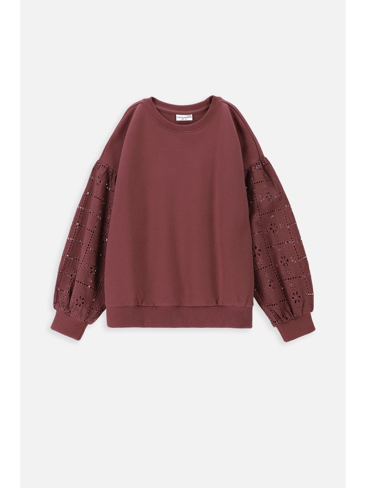 Coccodrillo Sweatshirt in dunkelrot günstig kaufen 158