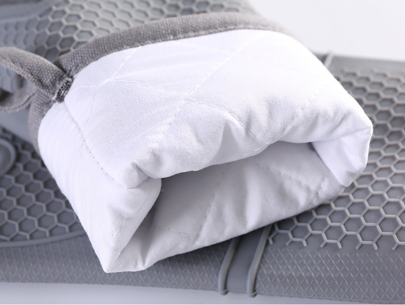 SCOKIT Topfhandschuhe 2er Set Premium Ofenhandschuhe hitzebeständig, (Backhandschuhe mit Anti-Rutsch Silikonbeschichtung), extra langem Unterarmschutz & bequemer Passform Topflappen Handschuh
