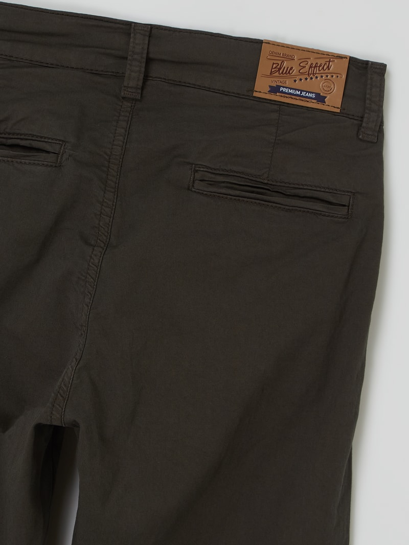Regular Fit Cargohose mit Stretch-Anteil in olivgrün