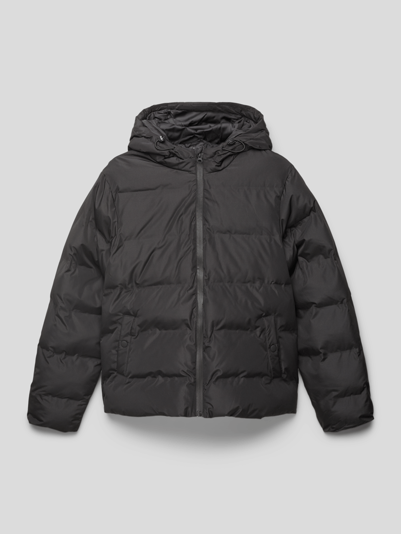 Jacke mit seitlichen Eingrifftaschen Modell 'jan' in schwarz