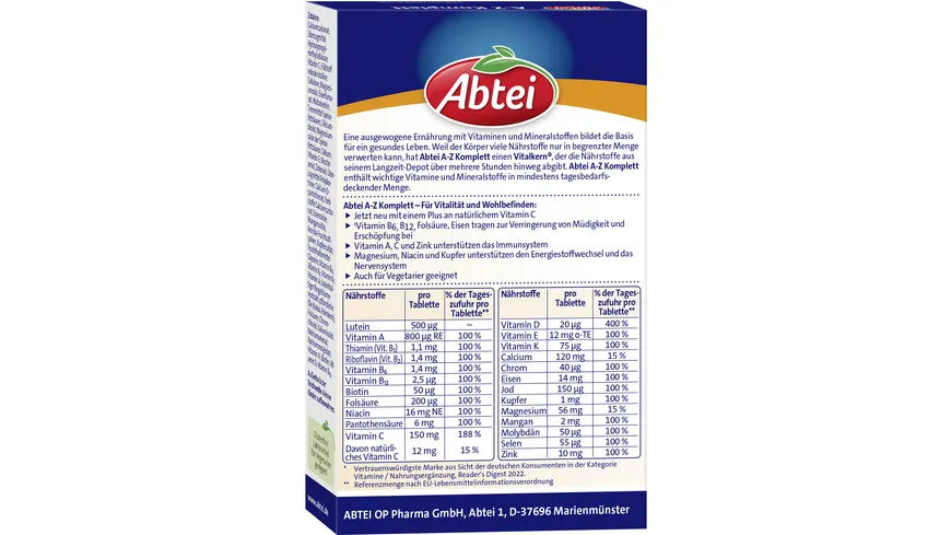 ABTEI A-Z Komplett TF 40 tabs