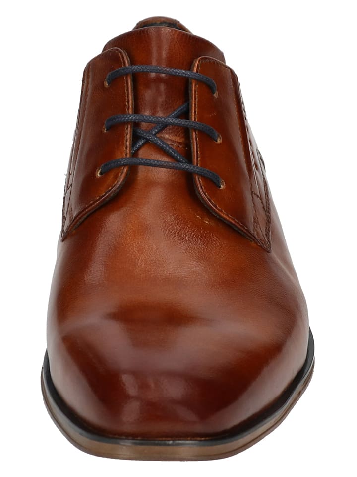 Bugatti Leder-Schnürschuhe 