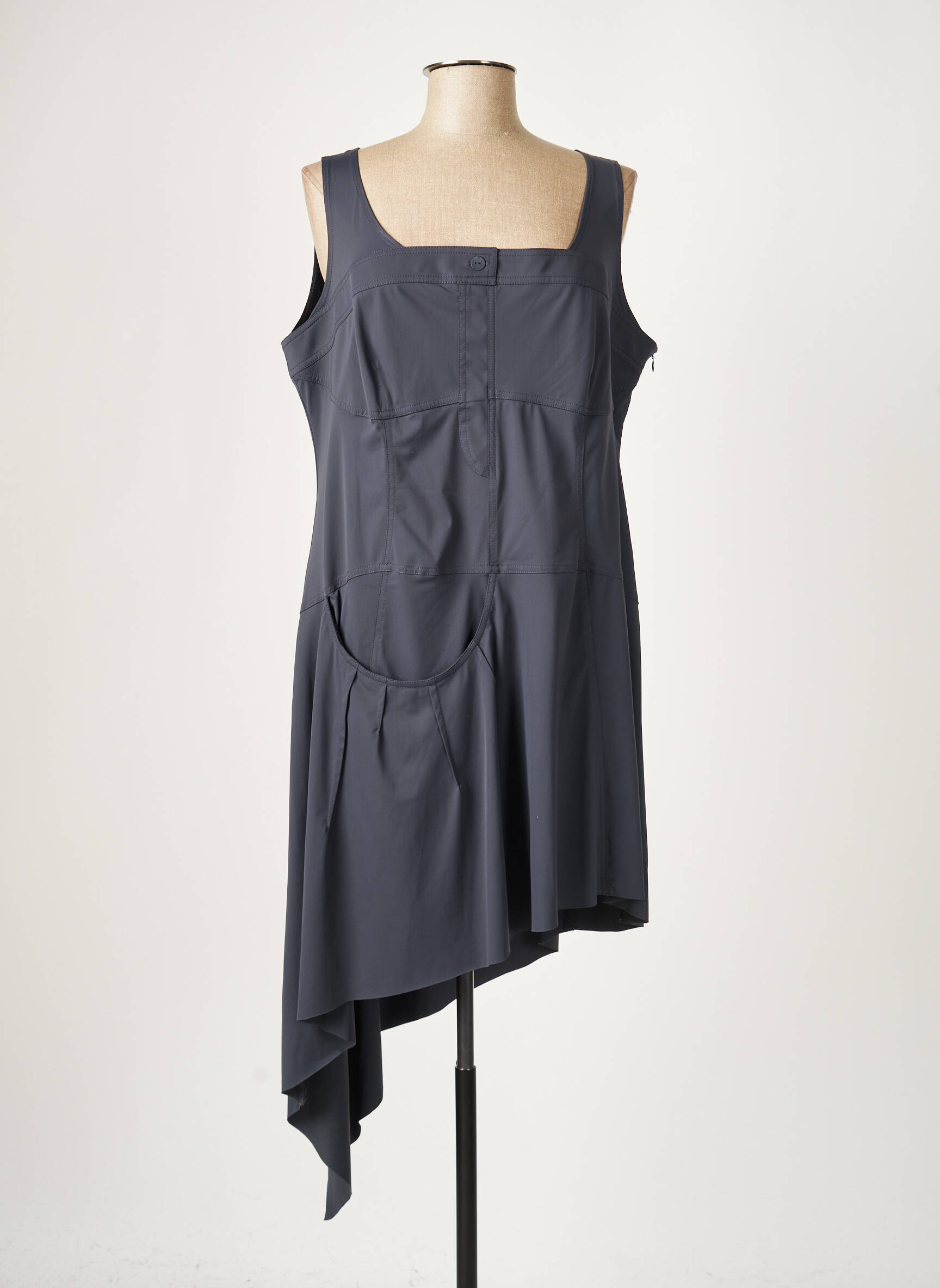 Lauren Vidal Tuniquesansmanche Femme couleur gris