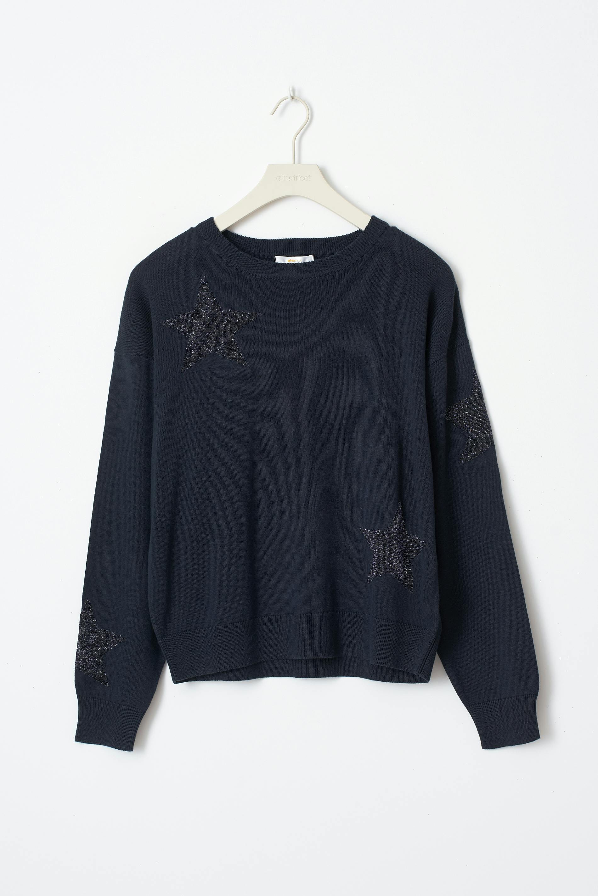 Y fine kn star sweater