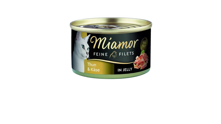 Miamor Katzennassfutter Feine Filets Thun & Käse 100 g
