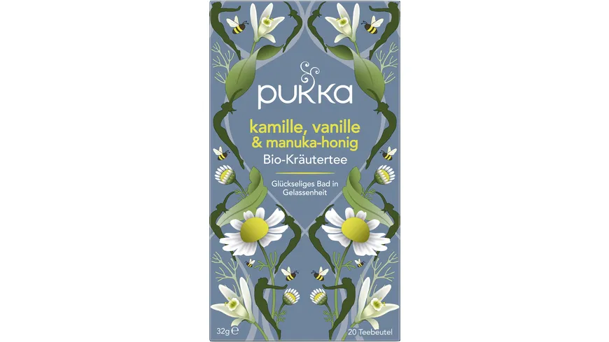 pukka kamille, vanille & manuka-honig Bio-Kräutetee 32 g