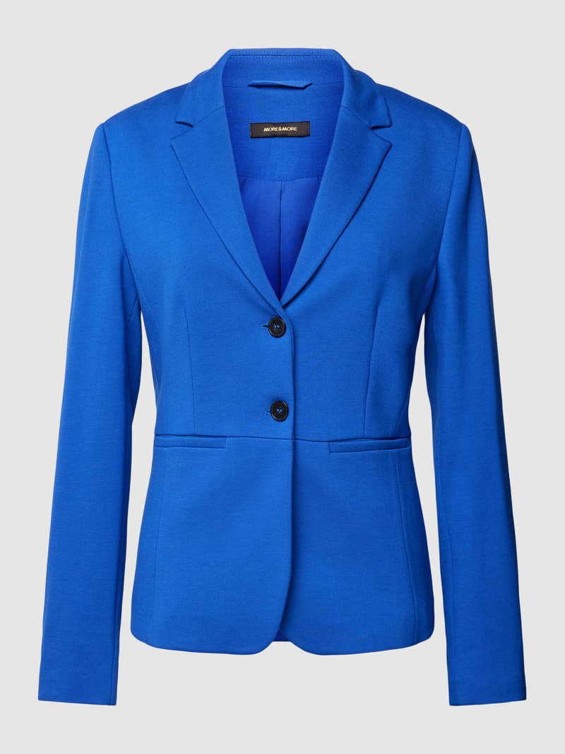 Blazer mit Paspeltaschen in royalblau