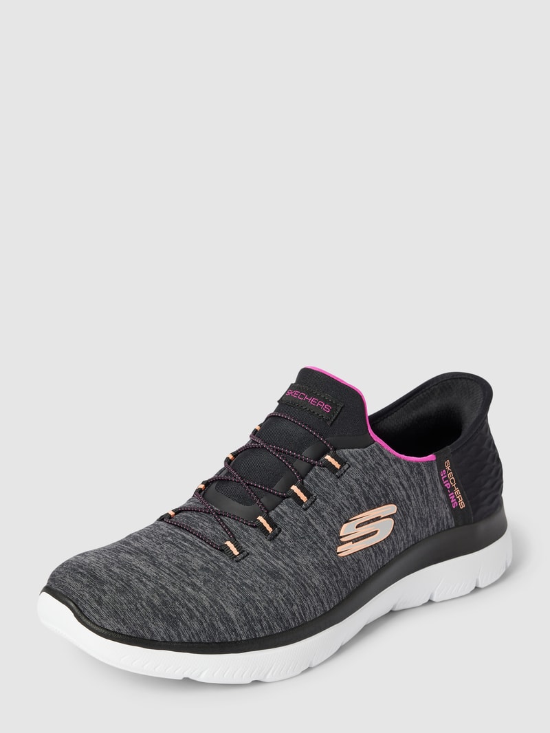 Sneaker mit Label-Details Modell 'SUMMITS' in schwarz