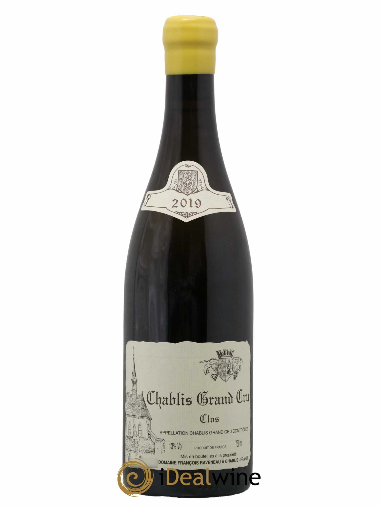 Chablis Grand Cru Clos Raveneau (Domaine)  2019 - Lot de 1 Bouteille