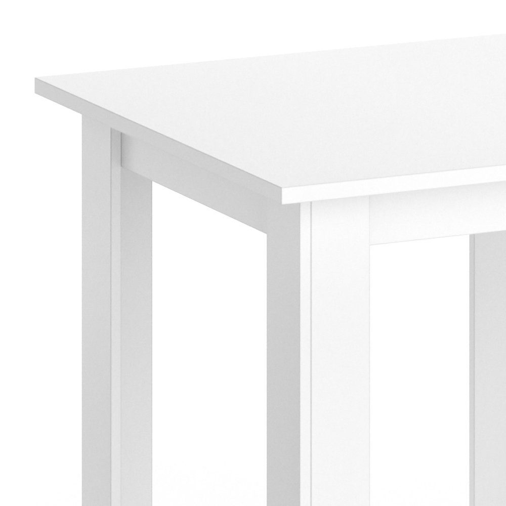 Vicco Esstisch Esszimmertisch Küchentisch KARLOS 80cm Weiß