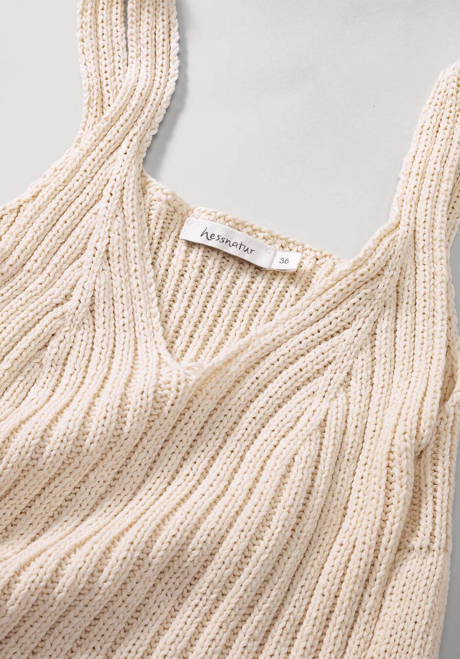 Stricktop aus reiner Bio-Baumwolle