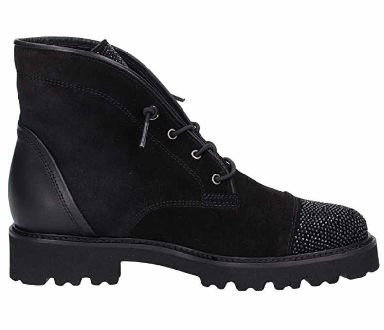 GABOR Schnür-Stiefeletten schwarz