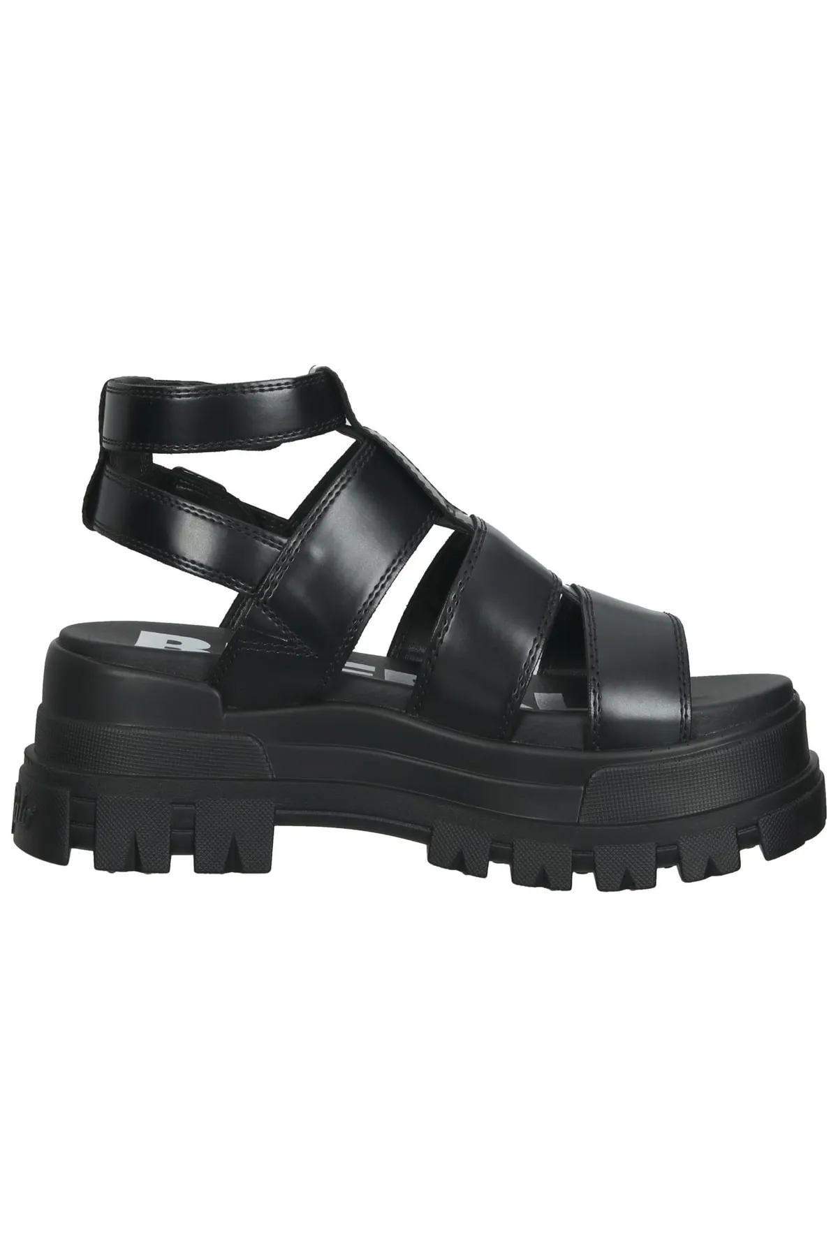 Buffalo  Sandalette - Schwarz - Flacher Absatz