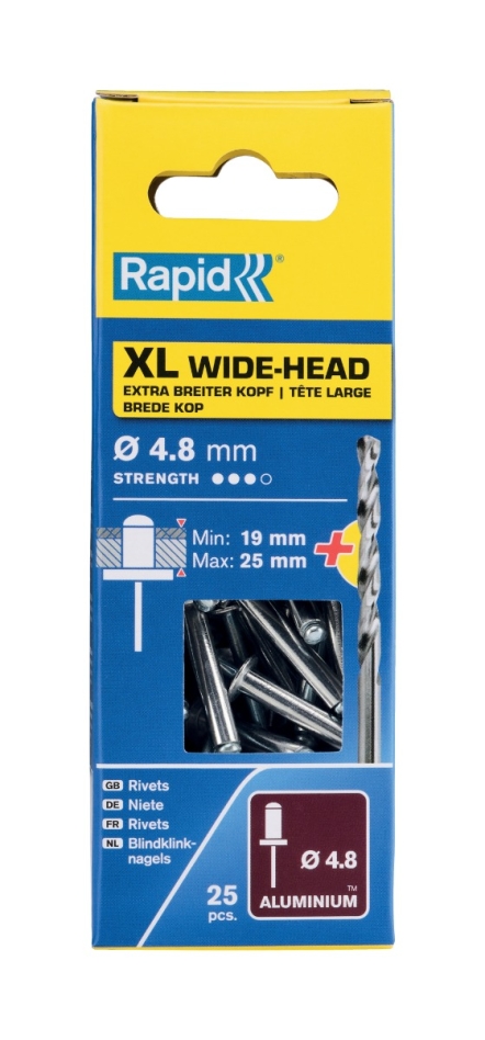 Rapid 5000668 XL Șuruburi oarbe Ø4,8 x 30 mm 25 bucăți
