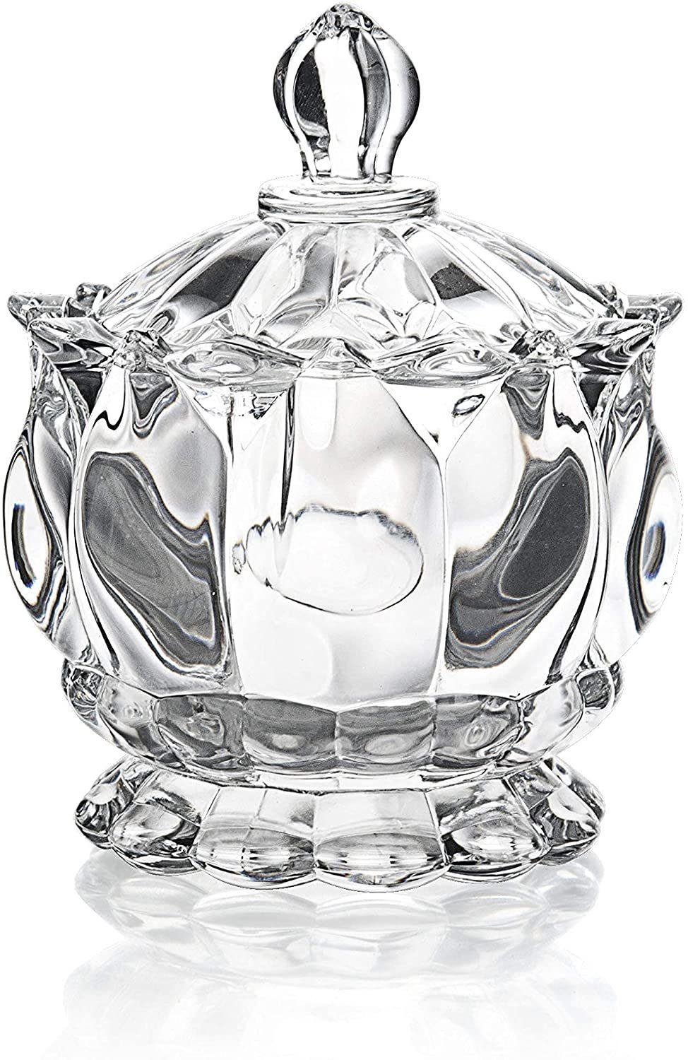 DRULINE Allzweckkiste Bonbonglas Bonbonniere aus Vorratsglas Glasgefäß
