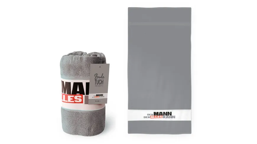 Geschenk für Dich Badetuch Mann kann