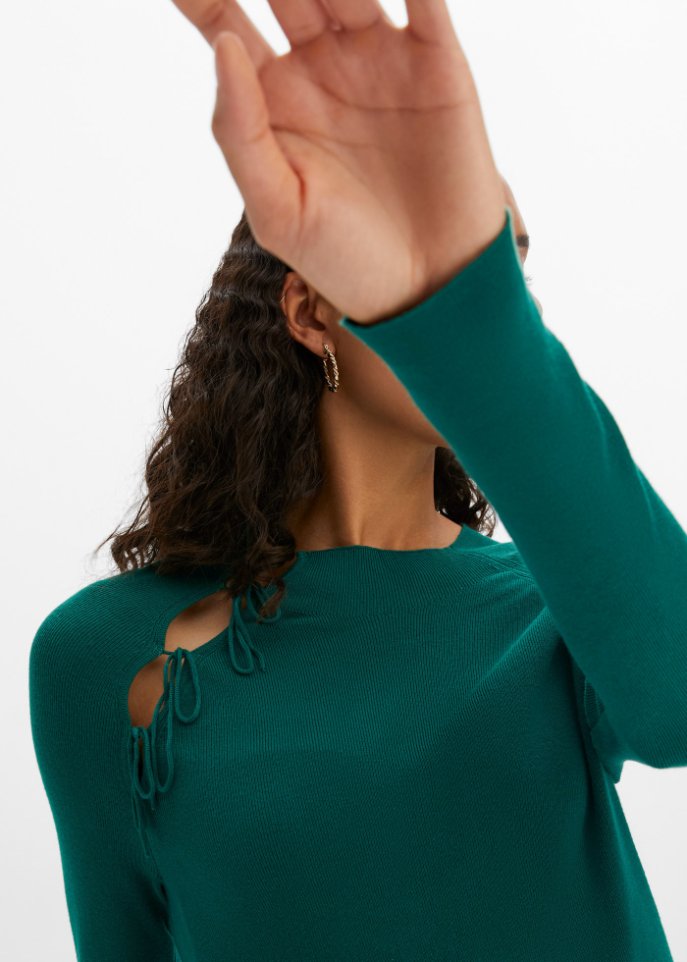 Pullover mit Schnürung