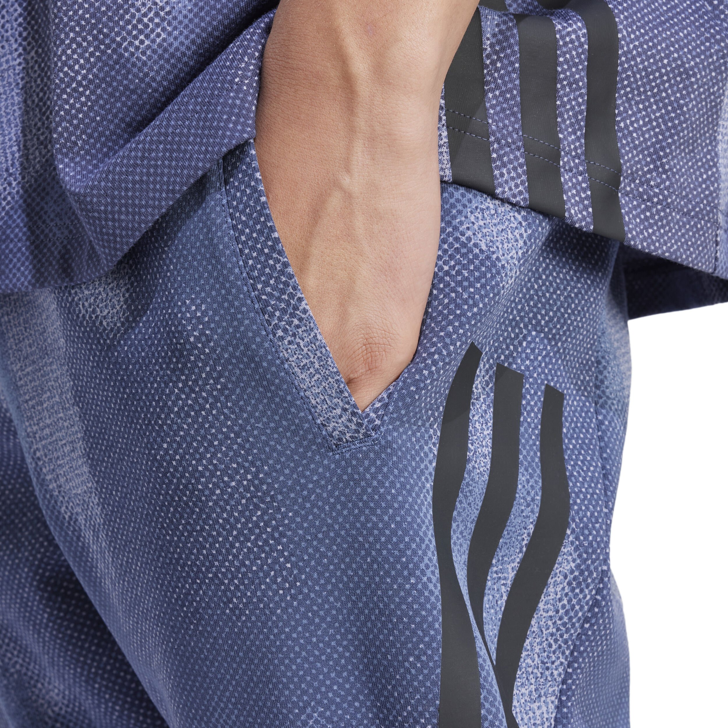 Future Icon 3 Stripes Pant Trainingshose Herren - Blau, Grau
