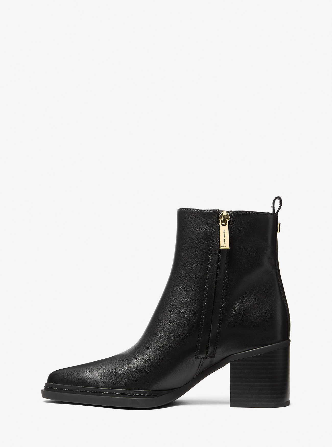 Lex Leather Boot - BLACK