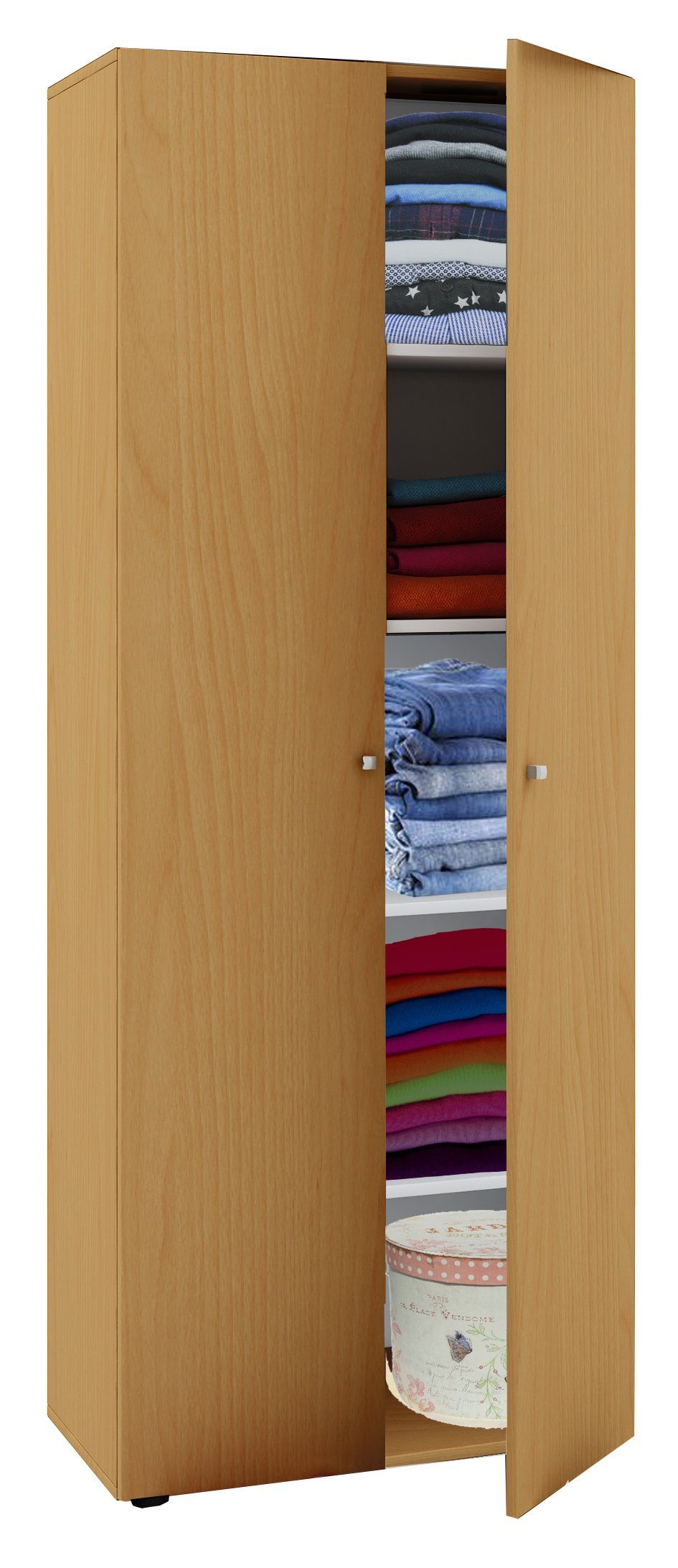 VCM Kleiderschrank Kleiderschrank Jugendschrank Vandol Drehtüren (1-St)