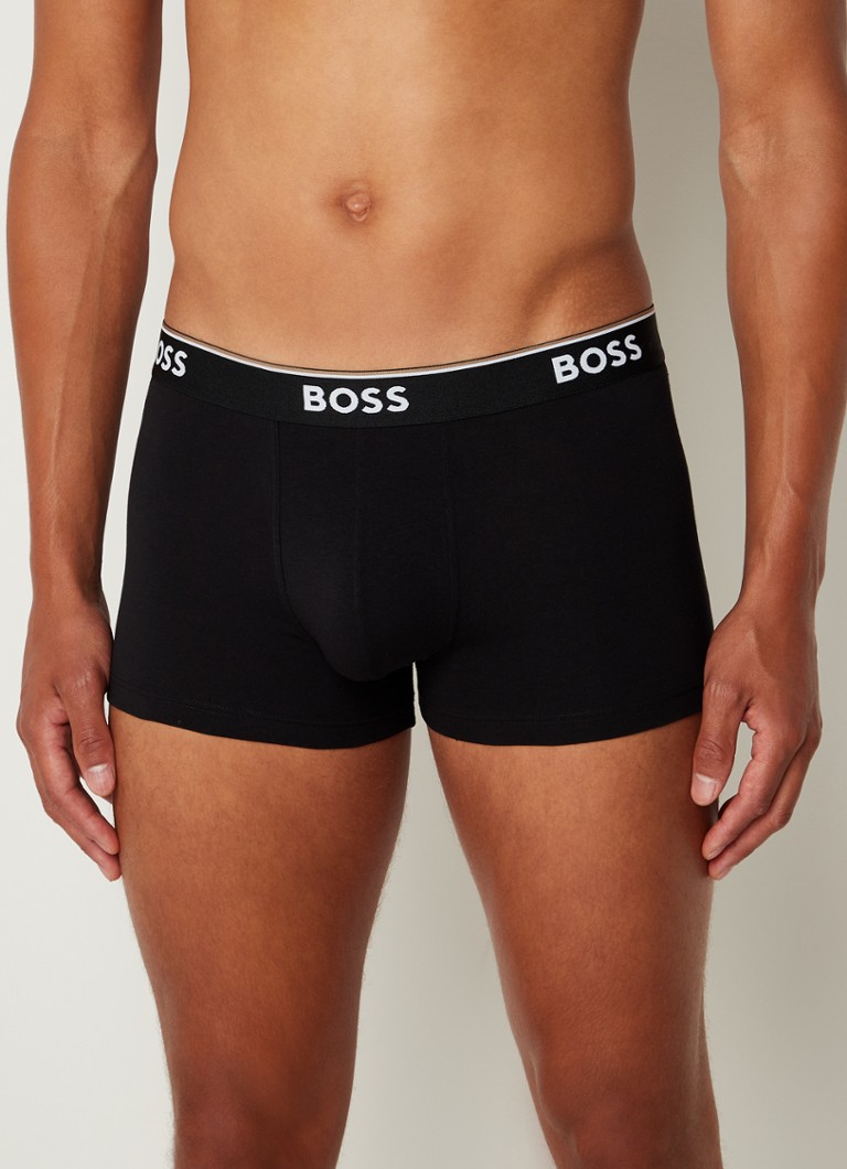 Lot de 3 boxers HUGO BOSS avec ceinture logotée